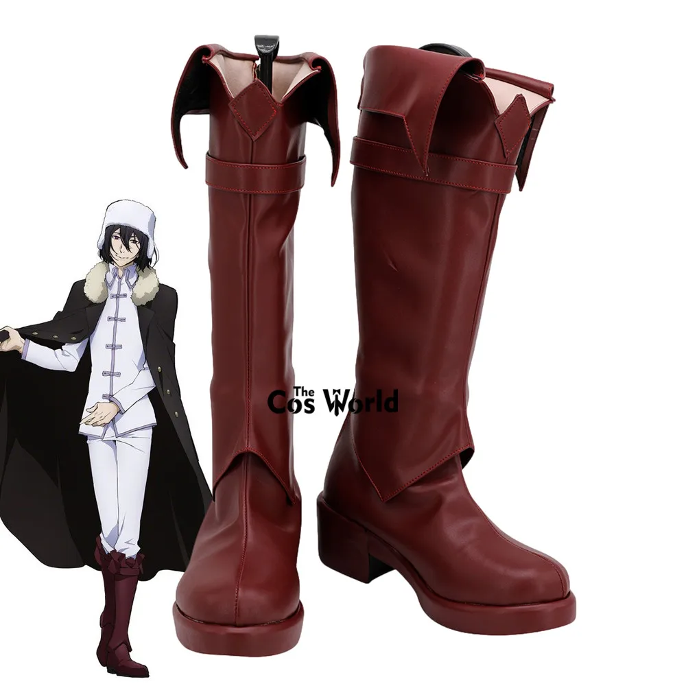 Fyodor dostoevsky anpassen anime cosplay schuhe stiefel