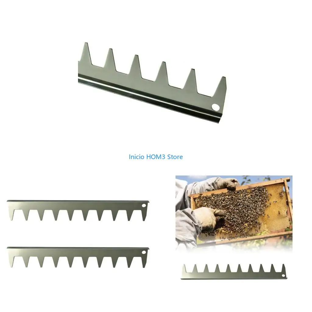 A5YD Professional 2 Pack Beekeeping Rakes 9 Frame Spacers for Outdoor Management