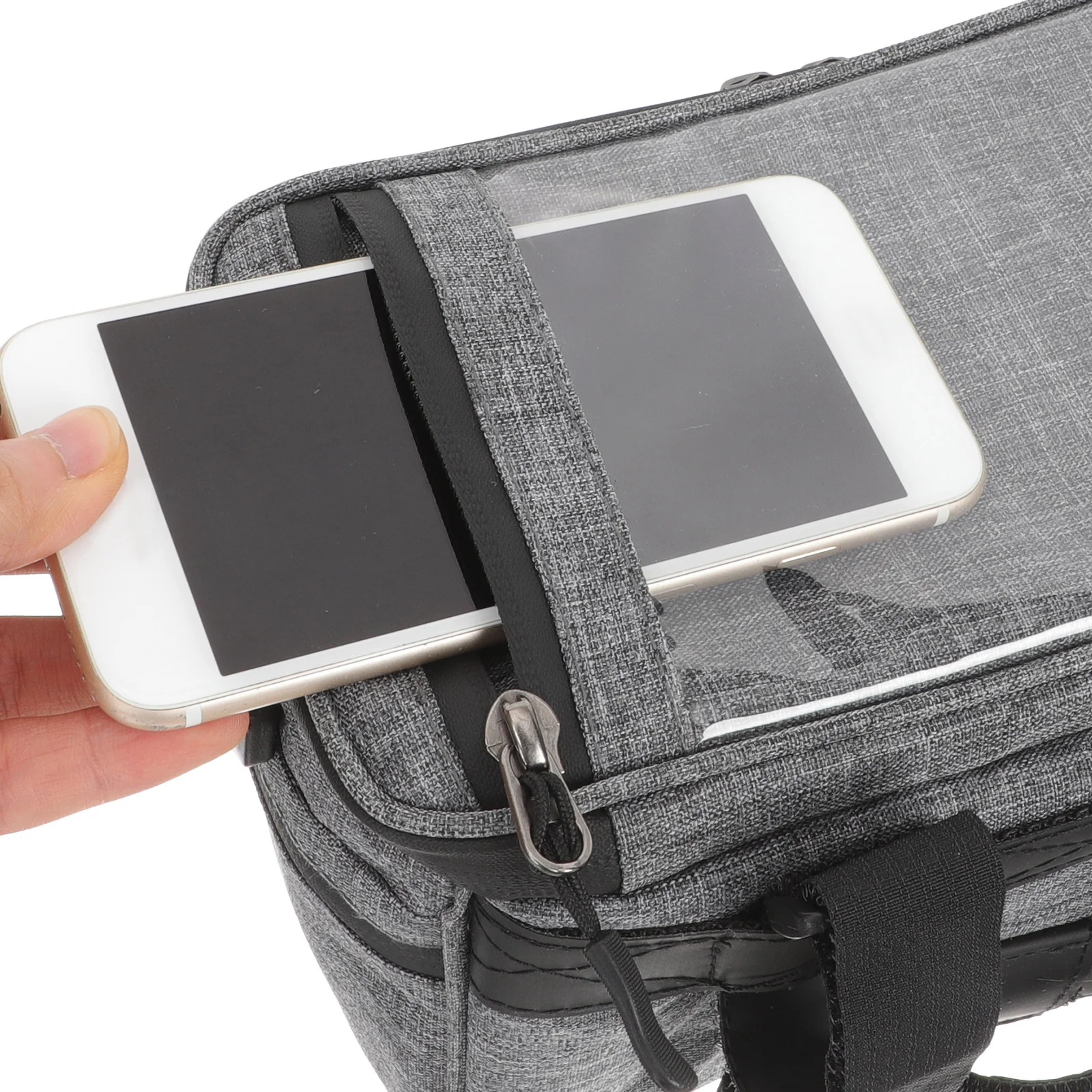 

Bike Handlebar Bag Large Capacity Storage Pouch For Keys Power Bank Mount Compatible With Mountain Road Electric