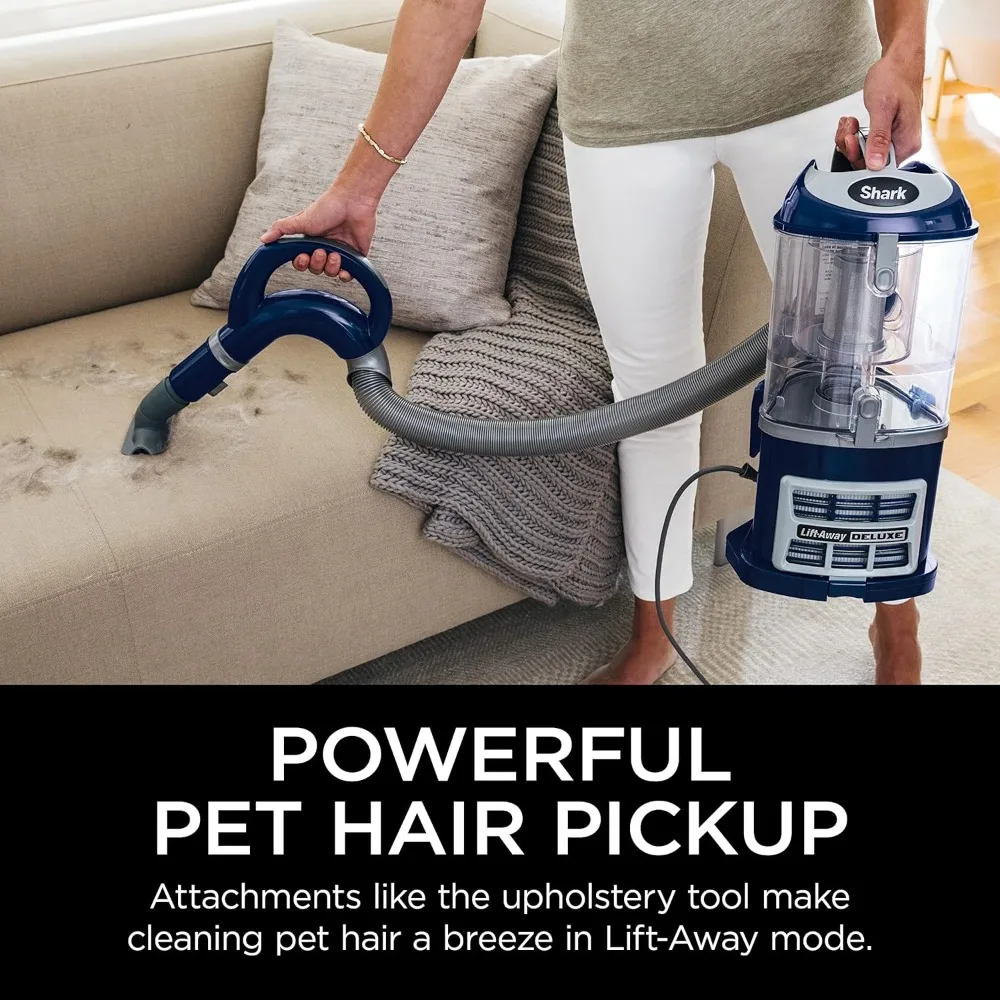 Shark NV360 Navigator Lift-Away Deluxe Upright Vacuum with Large Dust Cup Capacity, HEPA Filter, Swivel Steering image 5