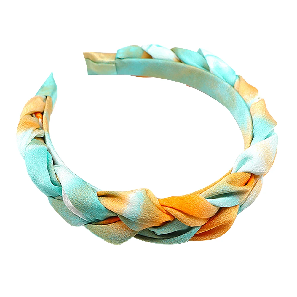 عصابة رأس نسائية من السلسلة الزرقاء المضفرة، إكسسوارات عصرية متينة تدوم طويلاً، هدية لحفلات الخطوبة