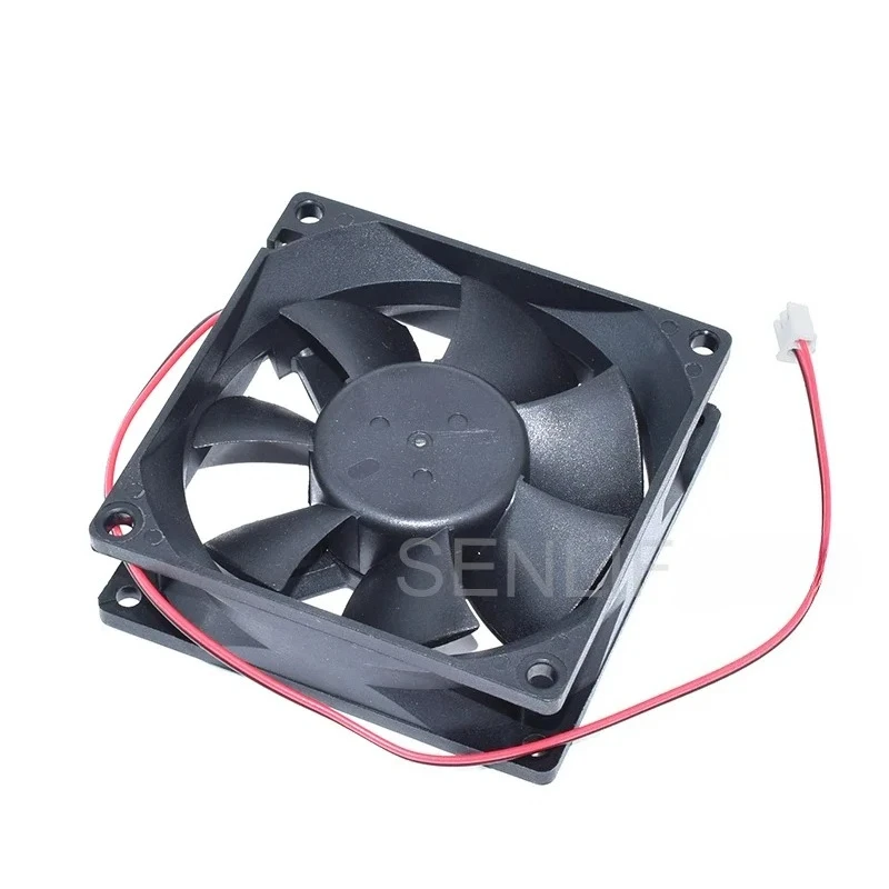 3pcs New For EVERFLOW F128025SH DC12V 0.19A 80*80*25mm Two Wires Square Cooling Fan