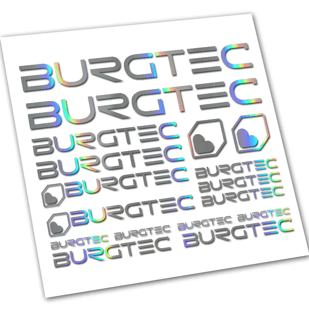 For Burgtec Bike Frame Decal Set Bicycle Cycling Riding Die-Cut Vinyl Graphic