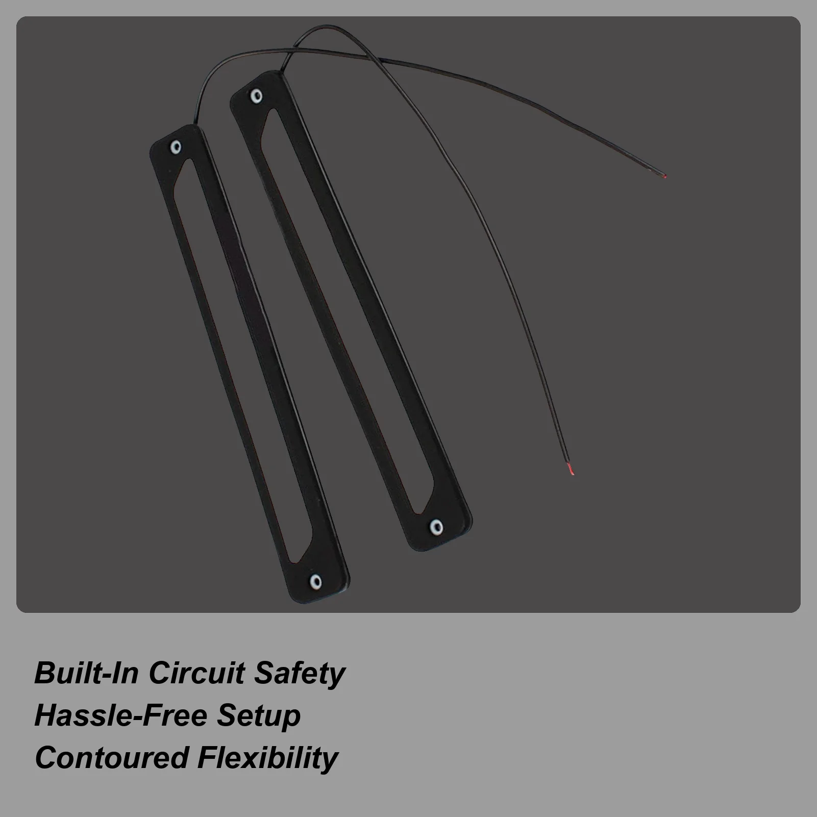 

2 Pieces Car Cob Daytime Running Light 9in Waterproof Silicone Lamp Modified Bendable Super Bright Car LED Light Strip