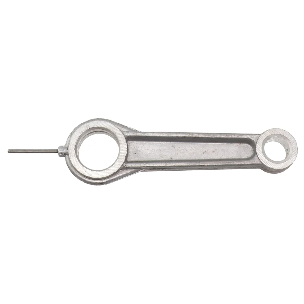 1 Pc Air Compressor Connecting Rod Silver Tone Aluminum Alloy For Air Compressor Aluminum Connecting Rod Power Air Tools
