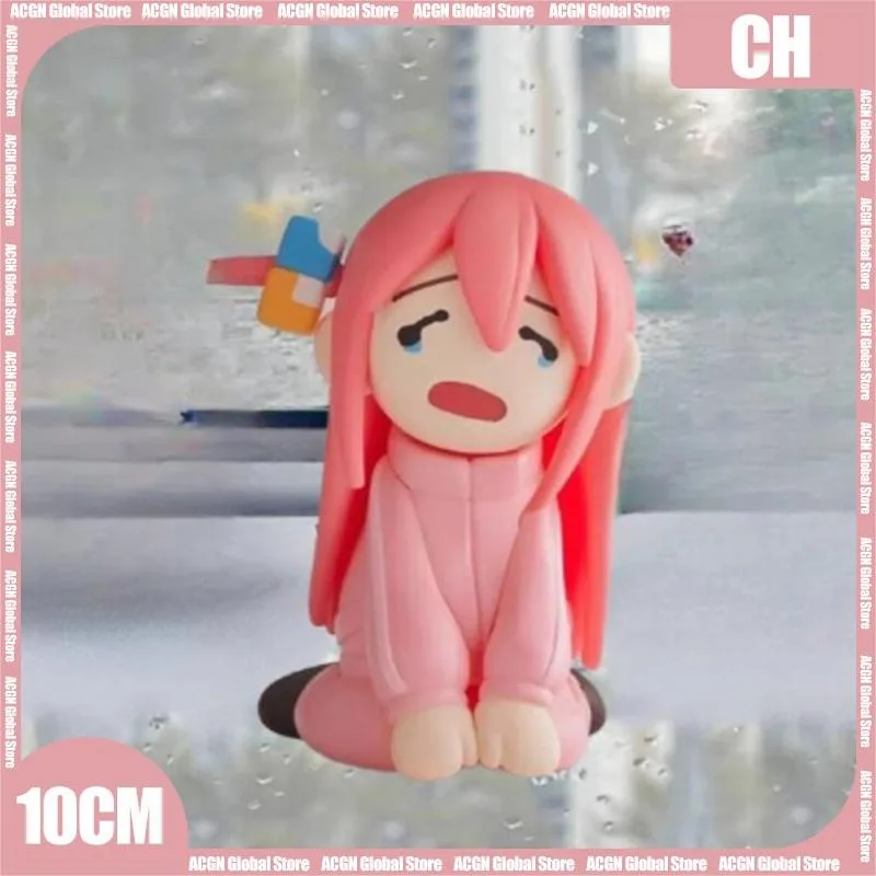 10CM Bocchi The Rock Anime Figures Gotoh Hitori Kawaii Bocci Sauce Figurine Pink Model Desktop Ornament Decoration Kids Toy Gift