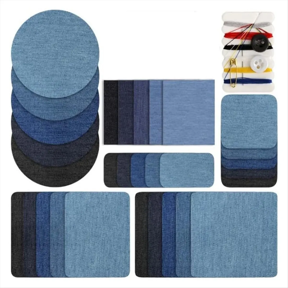 

*CLOS Patches for Inside Jeans 30PCS, Iron on Patches for Inside Jeans for Clothing Repair,Iron on Patches for Jeans Inside