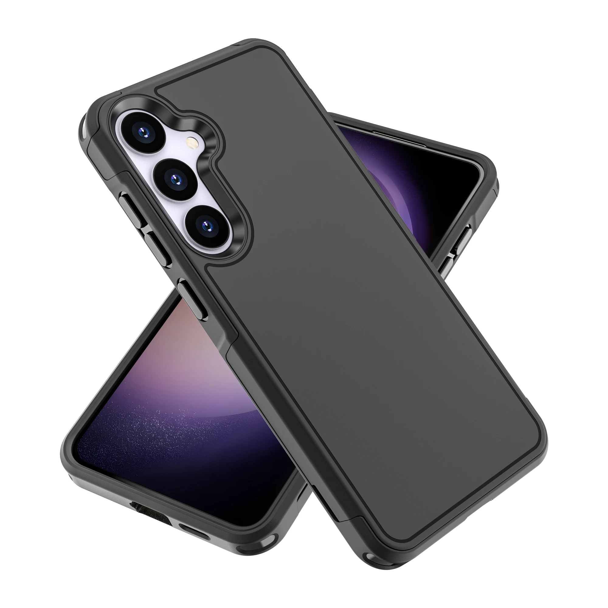 

Accurate Cutouts Armor Phone Case for Samsung Galaxy S25 FE 5G S24 Ultra S22 S23 Plus