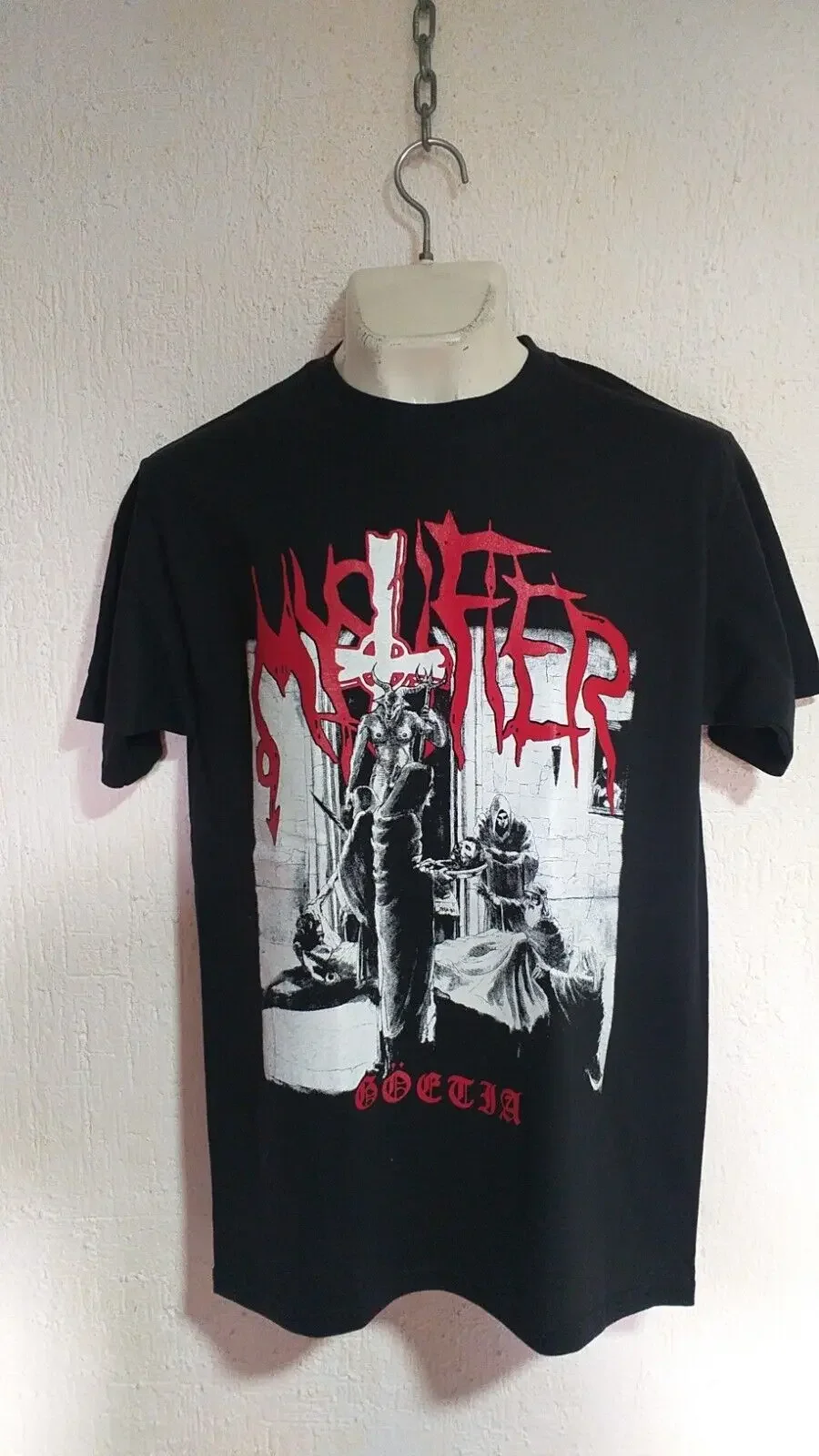 Mystifier Goetia T Shirt Black Metal Blasphemy Sarcofago Beherit Goatlord