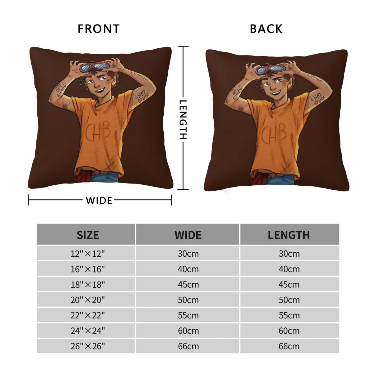 Leo Valdez Heroes Of Olympus Square Pillowcase Polyester Linen Velvet Creative Zip Decor Home Cushion Cover