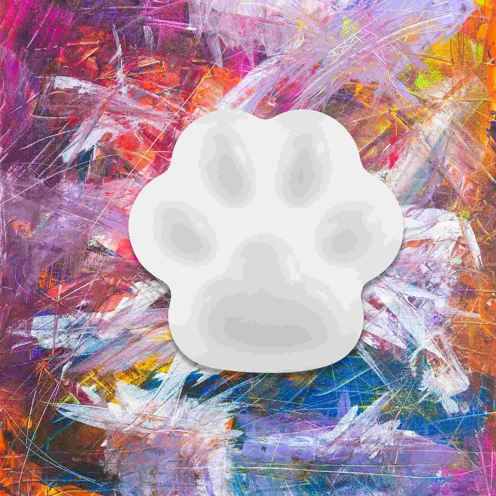 Cat Paw Color Palette Silicone Paint Trays for Acrylic Painting Mini Watercolor Palettes