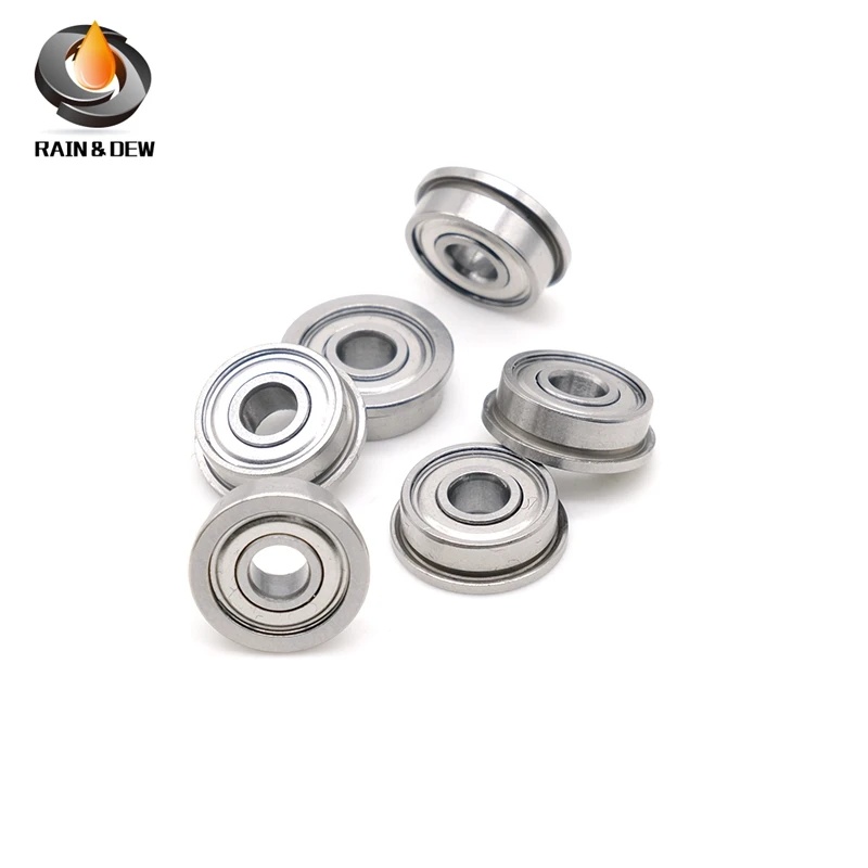 

FR2-5ZZ Flange Bearing 3.175x7.938x3.571 mm ABEC-7 ( 10 PCS ) Inch Flanged FR2-5 Z ZZ Ball Bearings