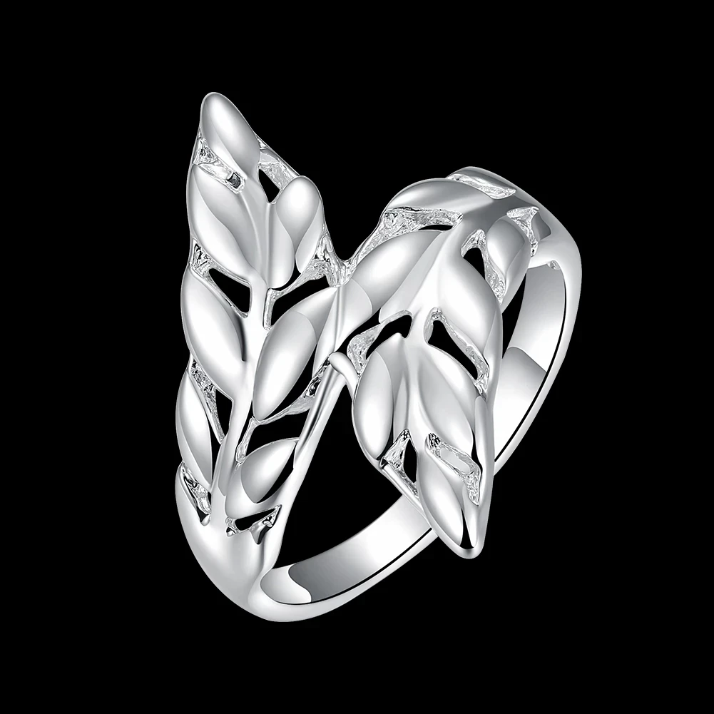 Fine Charm 925 Sterling Silver Rings For Women adjustable Fashion elegant Wedding Party Girl student gifts high quality Jewelry