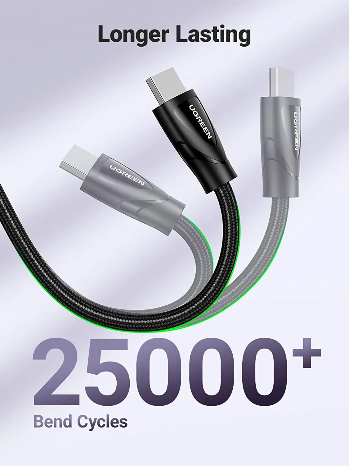 كابل UGREEN 8K HD-MI بتقنية المستقبل-8K@60 هرتز HD-MI كابل 2.1 6.6FT 48Gbps فائق السرعة