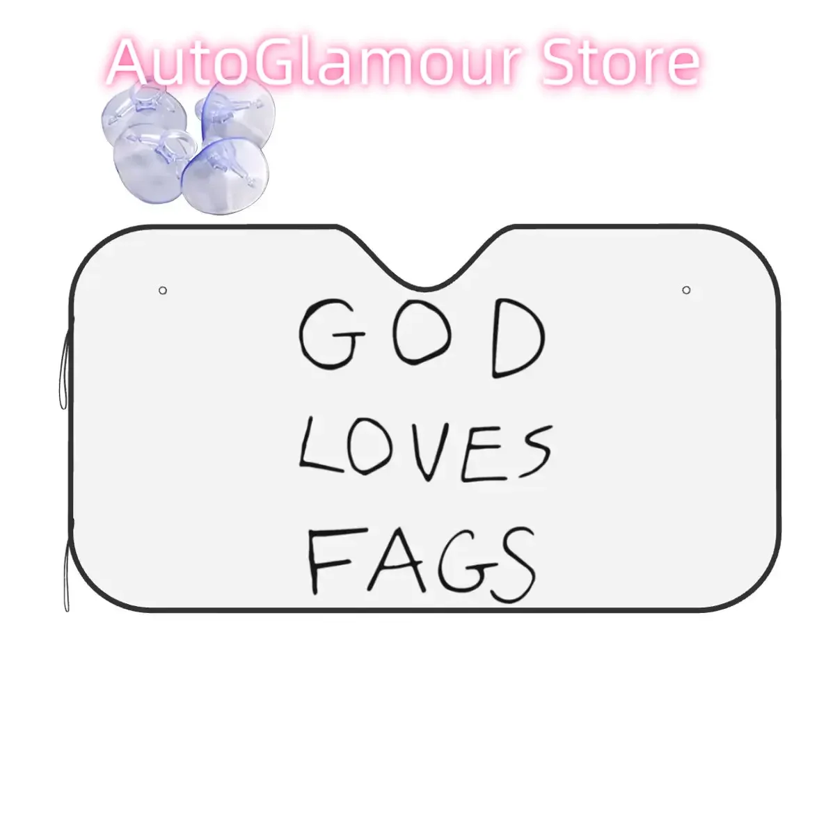 

Бог любит фет, безромный Ян Галлахер, солнцезащитный козырек, ветровое стекло, модная крышка, передний блок, окно 70x130 см, солнцезащитный козырек, защита от ультрафиолета