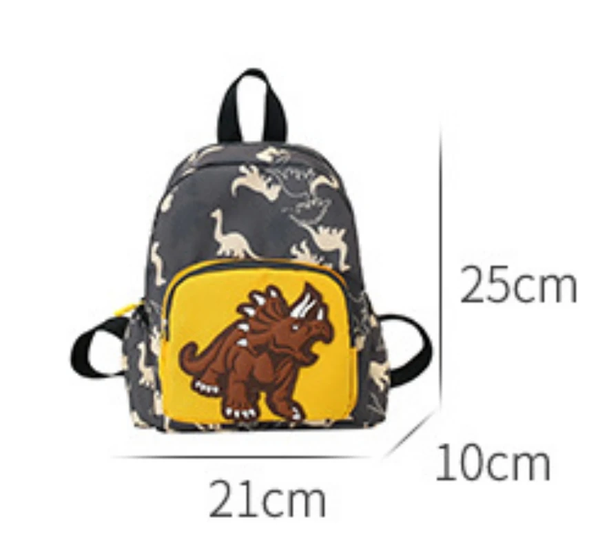 Personalized Customization New Kindergarten Cartoon Dinosaur Children's Backpack Fashion Cool Boys and Girls Backpack