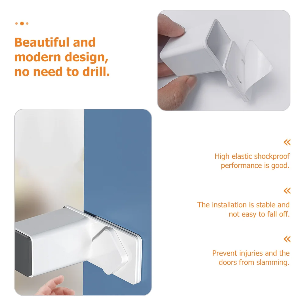 

3 шт., противоскользящие дверные стопоры, детские дверные стопоры, защитная защита от защемления пальцев, без установки сверла, защита от защемления пальцев