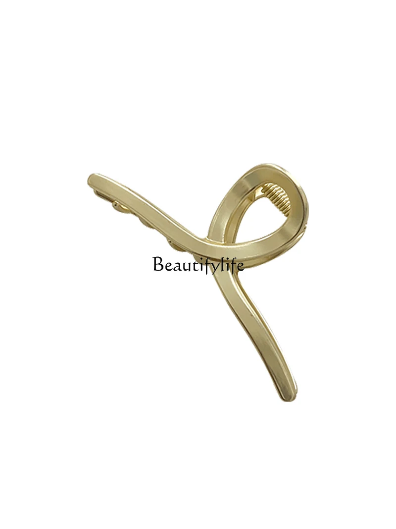 

High-Grade Metal Grip for Women, Large Back Head, Temperament Shark Clip, Autumn and Winter