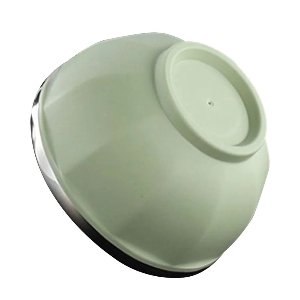 

Stainless Steel Rice Heat-Resistant Soup For Noodles Fruits Instant Noodle Bowl Kitchen Supply Household Bowl