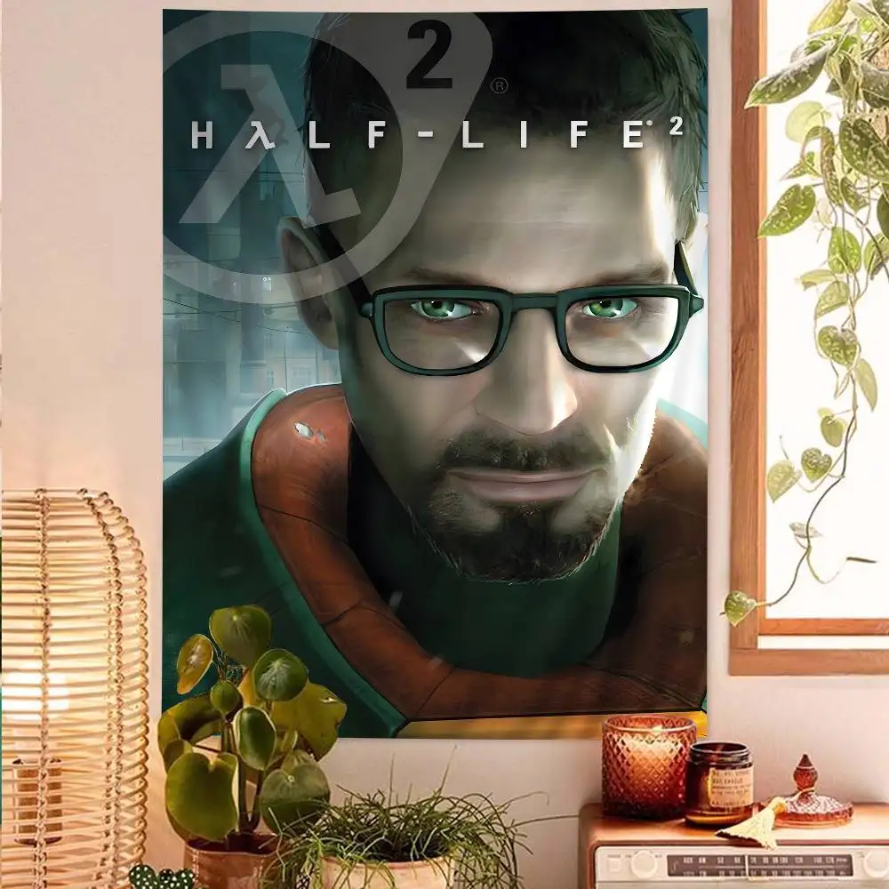 Half Life 2 Chart Tapestry for Living Room Home Dorm Decor Art Home Decor