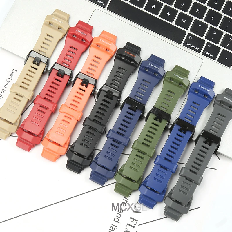 

Rubber Strap For Casio G-Squad GBD-H1000-1A7JR Men's Strap GBD-H1000 GBD H1000 Replacement Bracelet