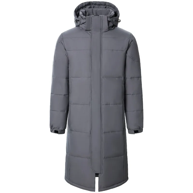 Neue Winter Männer Mit Kapuze Lange Puffer Jacken Ente Unten Mäntel Hohe Qualität Männlichen Casual Warme Parkas Paare Outdoor Winddicht Jacken