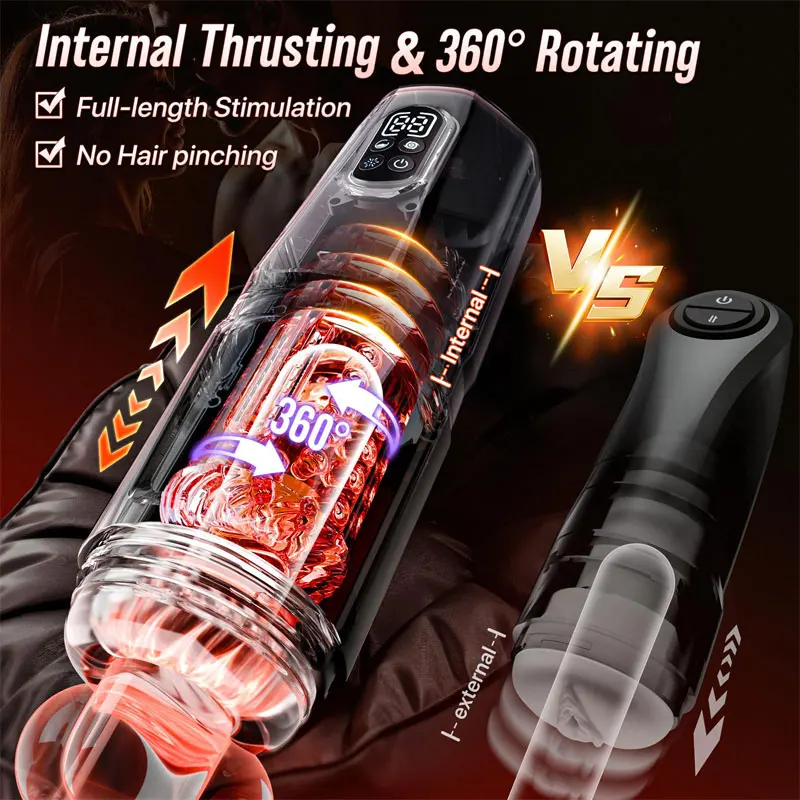 Automatic Rotating Vibrating Male Masturbator For Men_voghion.com