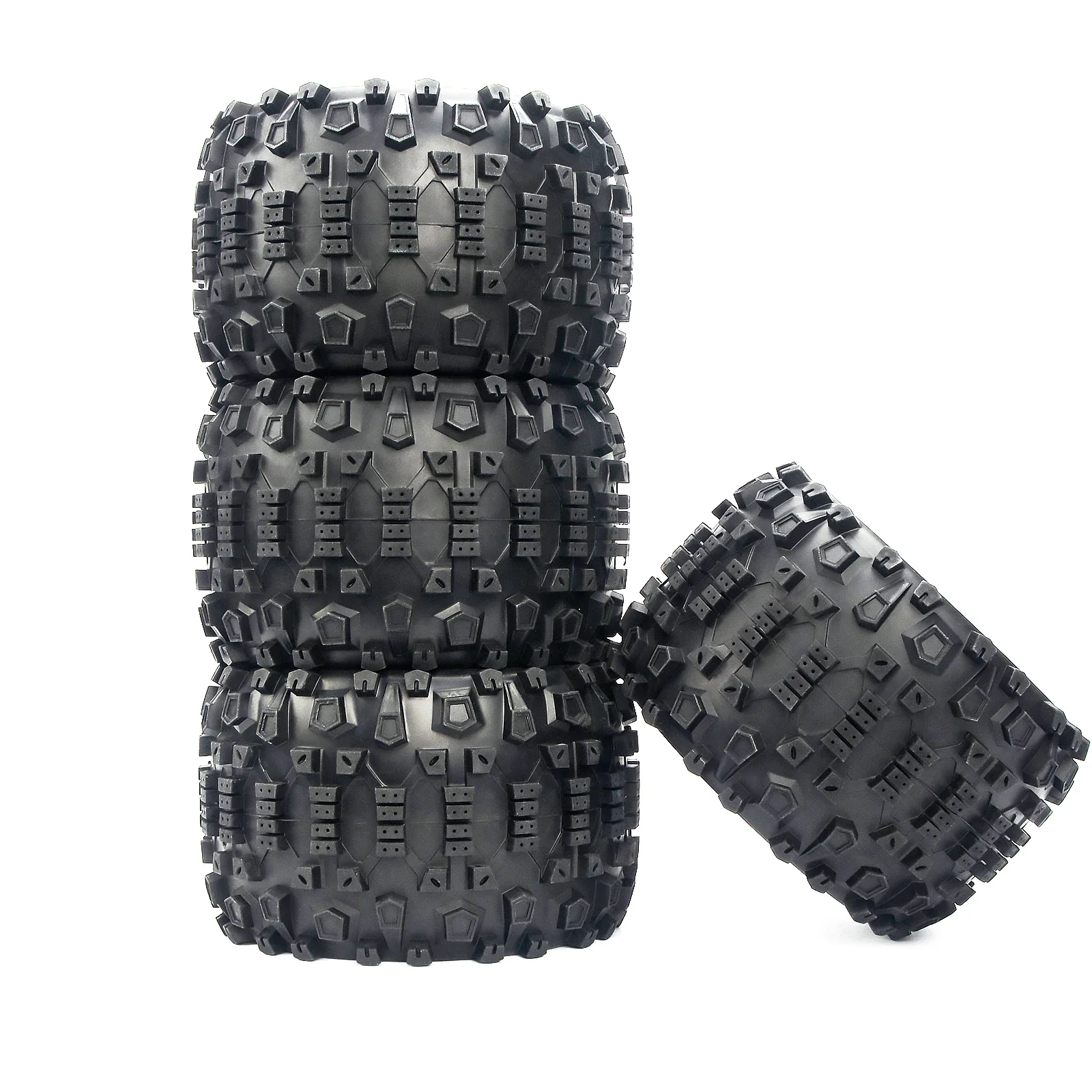 

DARKSKY Parts Wheel Tires 165X108mm 14/17mm Adapter for 1/8 RC Model Buggy Car 1/8 E-Revo NOTORIOUS KRATON HPI Accessories