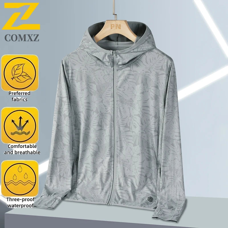 سترة صيفية ممتازة للحماية من الأشعة فوق البنفسجية من الحرير الجليدي بعامل حماية من الأشعة فوق البنفسجية 50+ - معطف جلد خفيف الوزن للغاية وسريع الجفاف للأنشطة الخارجية لصيد الأسماك 2025 #4