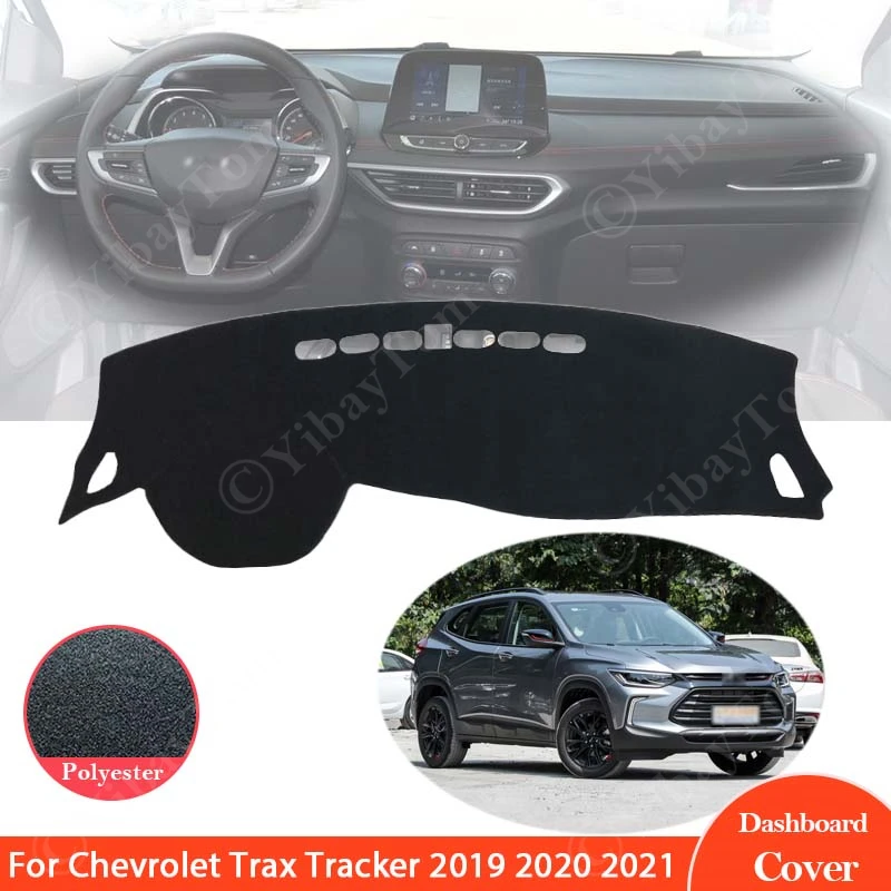 For Chevrolet Trax Tracker 2019 2020 2021 Dashboard Cover Dash Board Mat Carpet Dashmat Pad Sunshade Cushion Cape Accessories