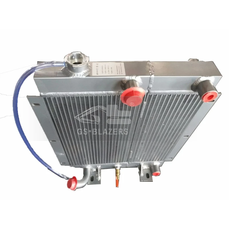 Pendingin Penukar Panas Radiator Udara Sirip Pelat Batang Aluminium