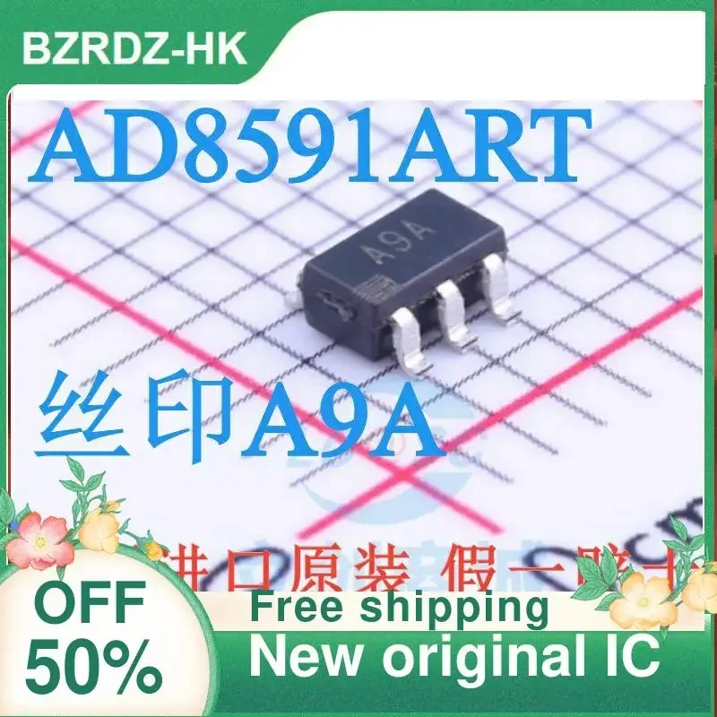 10PCS AD8591ARTZ AD8591ART SOT23-6 A9A New original IC