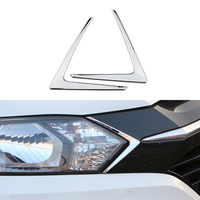 Car Headlights Trim for Honda HRV Vezel HR-V HR V 2014 2015 2016 2017 ABS Chrome Car Front Light Sticker Decoration Stickers