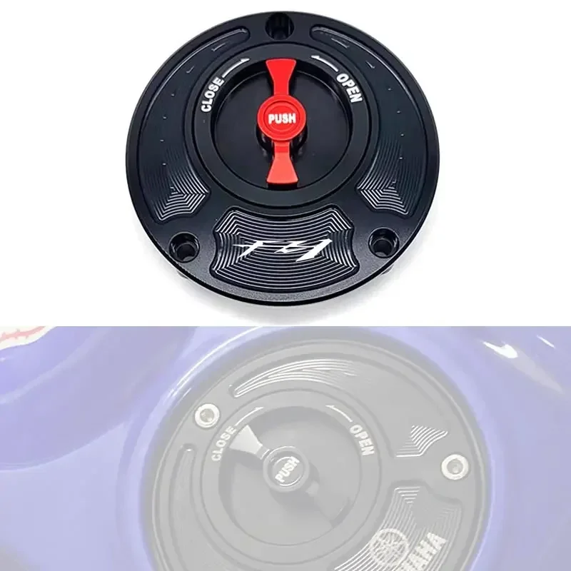 

Крышка топливного бака для Yamaha FZ1000 Fazer 20012005 2002 2003 2004, алюминиевая крышка CNC, аксессуары для мотоциклов без ключа