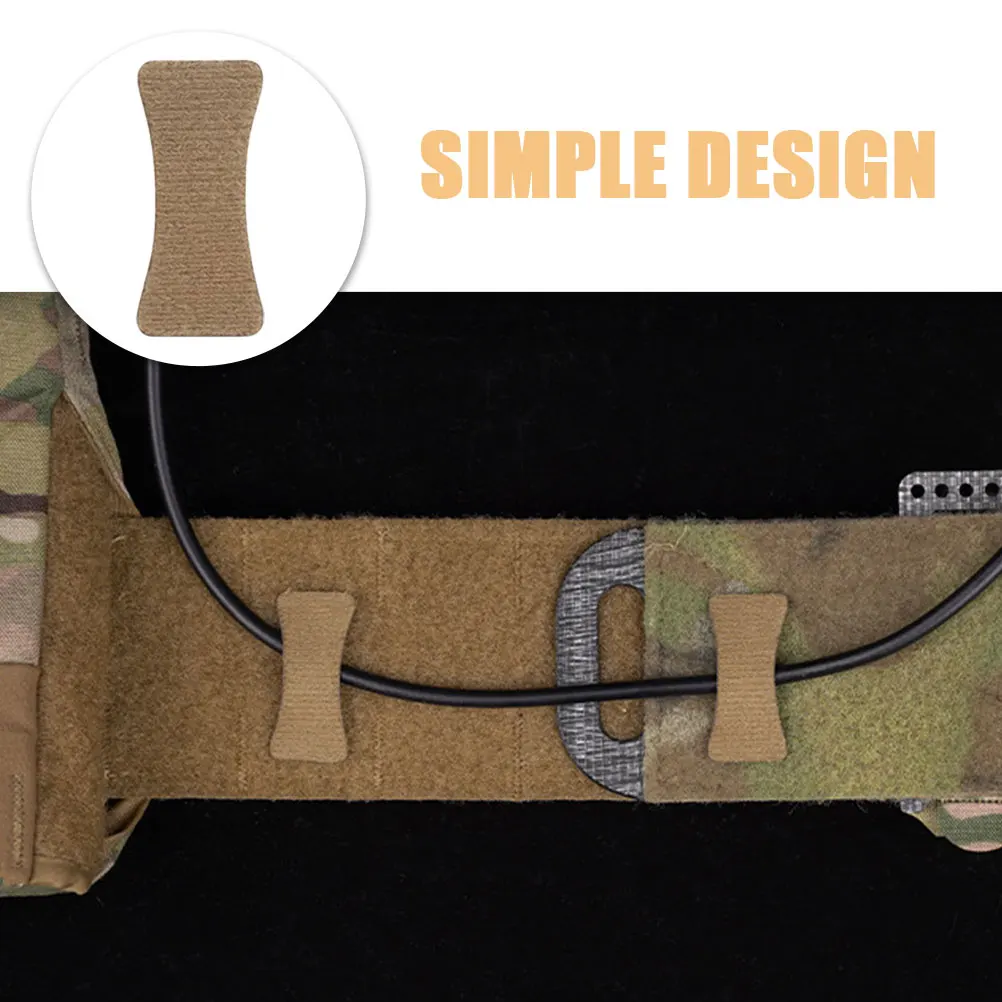 

8 Pcs Cable Management Stickers Adjustable Wire Organizer Polyester Sticky Clips