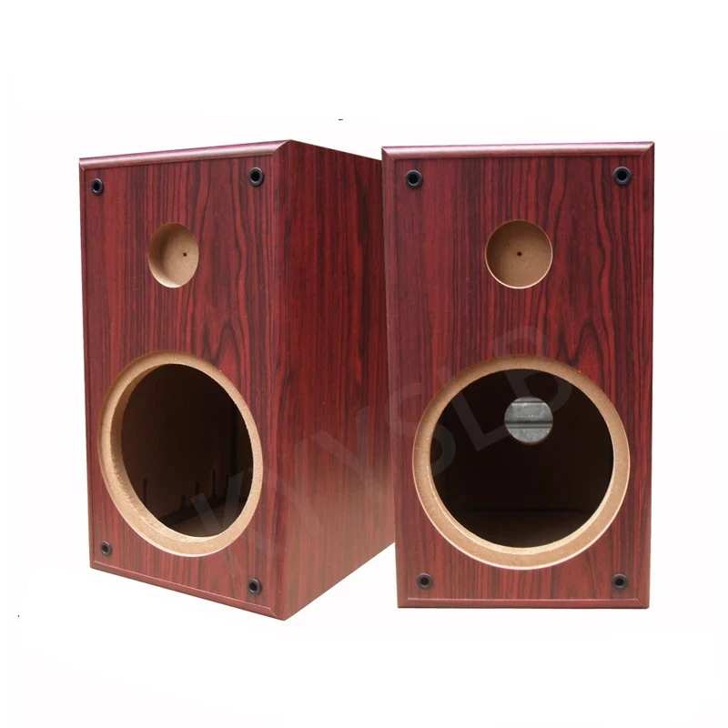 6.5 Inch Wooden 2-way Speaker Empty Box Car Set Audio LoudSpeaker Empty Shell Fever Modified DIY Woofer Tweeter Speaker Case