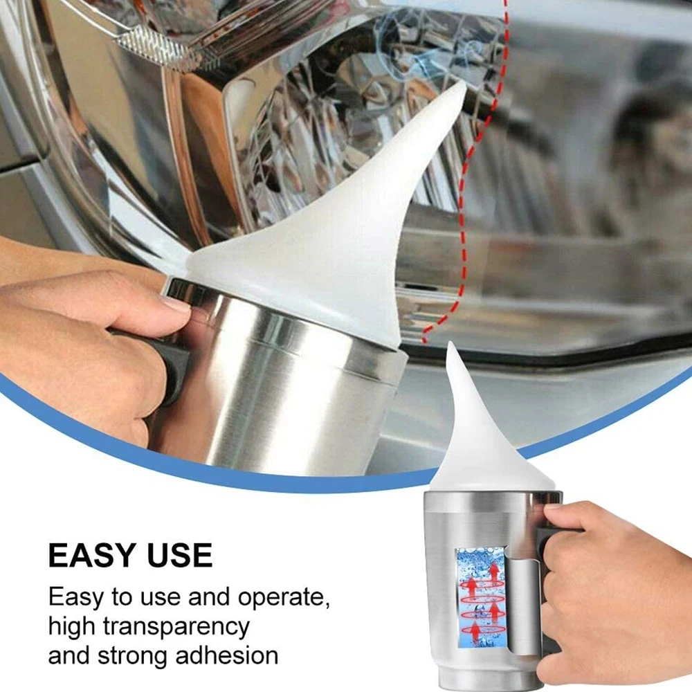 Car Headlight Repair Tool Heating Cup Automotive Headlight Care Tool Headlamp Polish Tool Kit Electrical Heating Cup Tool Set