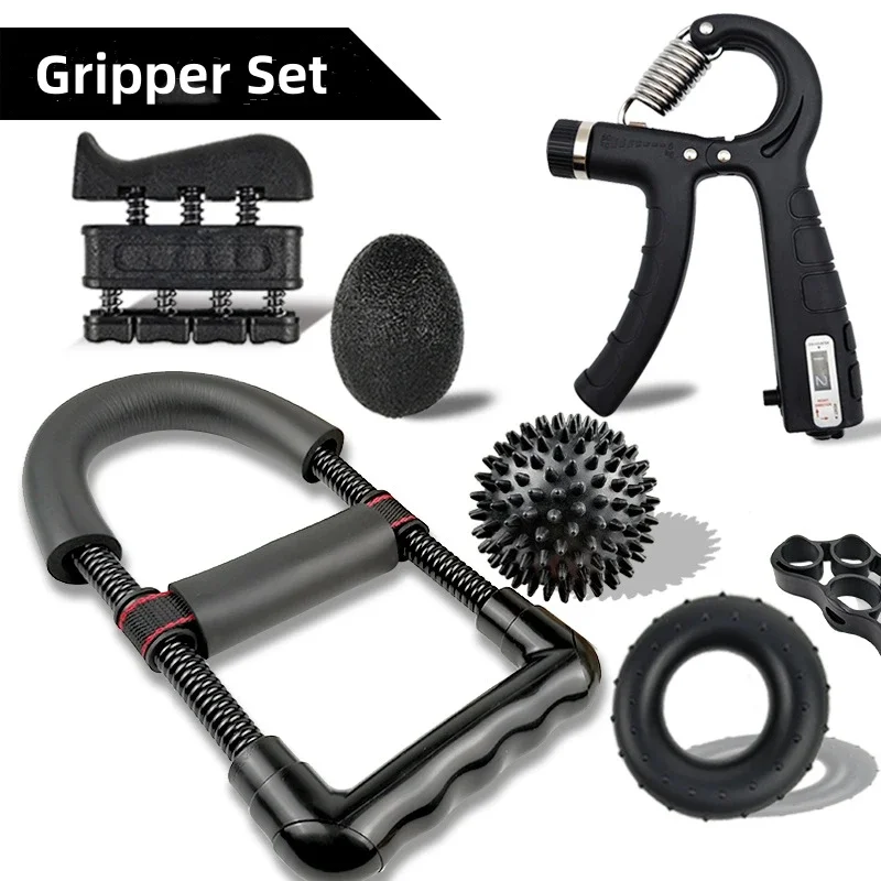 Grip Strength Device Hand Gripper Fitness Set Wrist Strength Device Five-finger Trainer Finger Strength Hand Strengthener