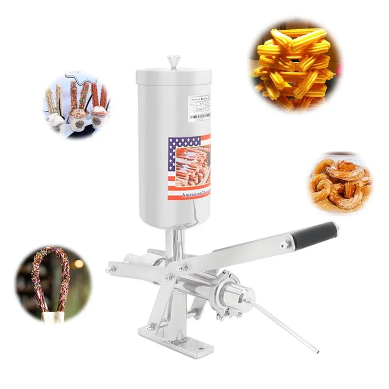 5L Spanish churros filling machine fritters Churros filler Latin fruit custard filler jam filling machine 220v