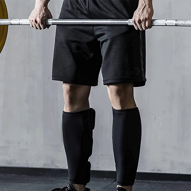Weightlifting Shin Guards, Calf Support Brace 5mm Thick Neoprene for EasyWear Deadlift Shin Guards,Training Pants and Tights, Ul