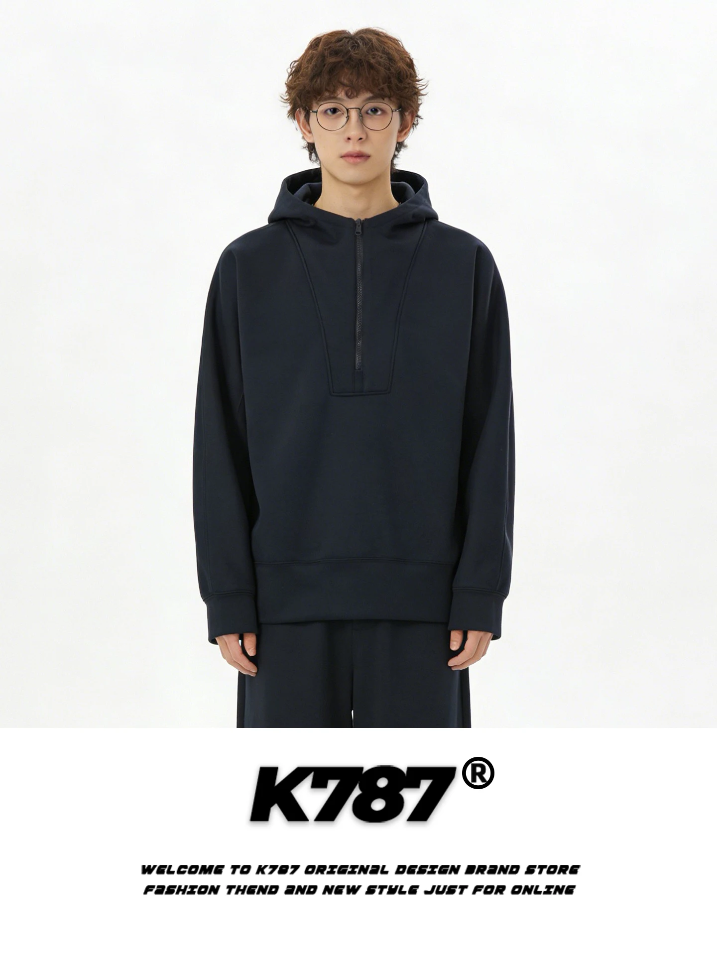 

Худи K787 в американском ретро-стиле, свободного кроя, на молнии, модный, цветной, для пар, весенняя повседневная куртка из хлопка