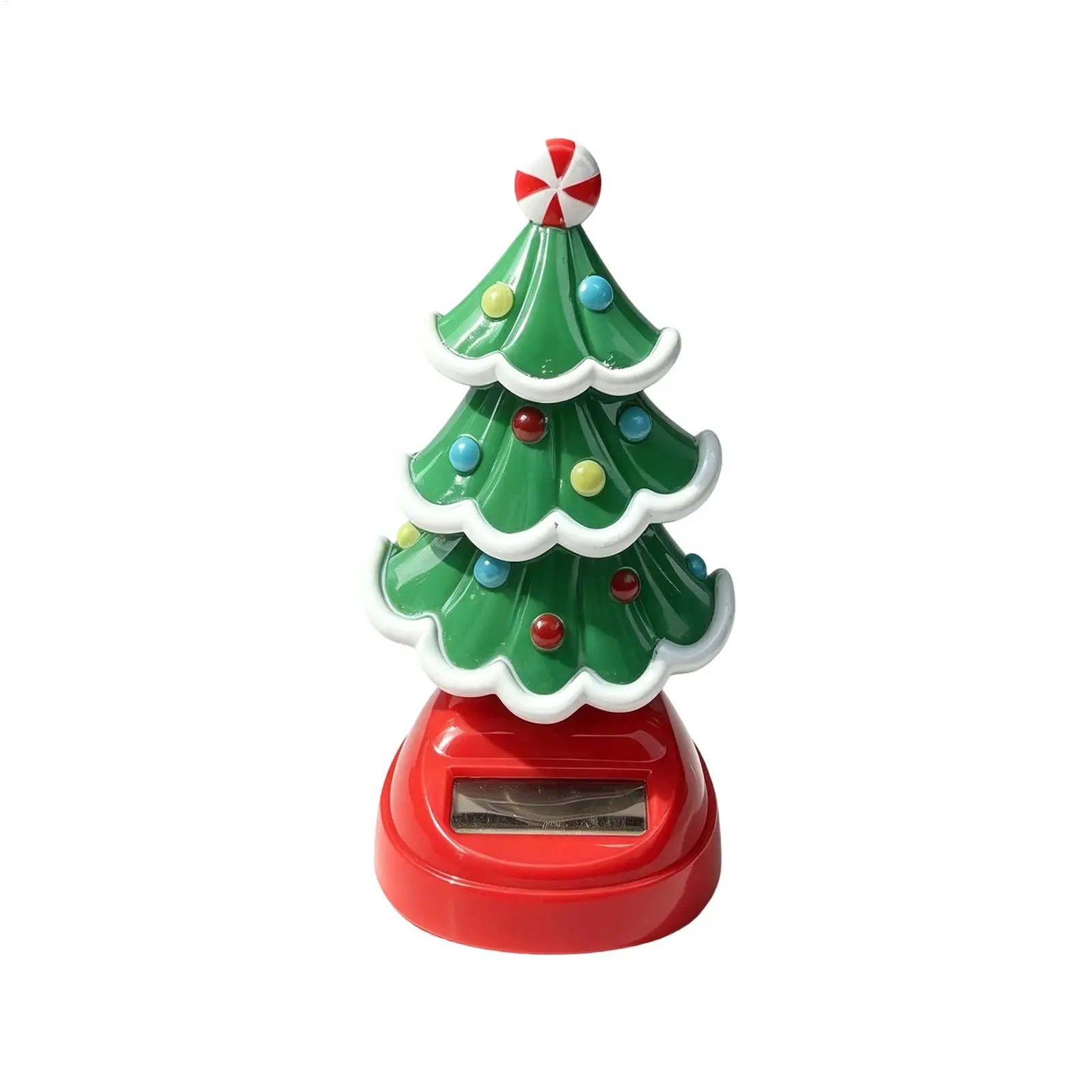 Solar Dancing Christmas Tree Novelty Moving Christmas Tree For Car Dashboard Auto Interior Decoration Christmas Tree Car Decor