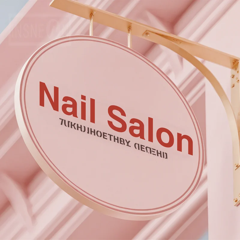 Aangepaste Glow Lightbox Business Sign Premium Logo Display Storefront Signs Dubbelzijdige LED Light Box Verlichte bewegwijzering