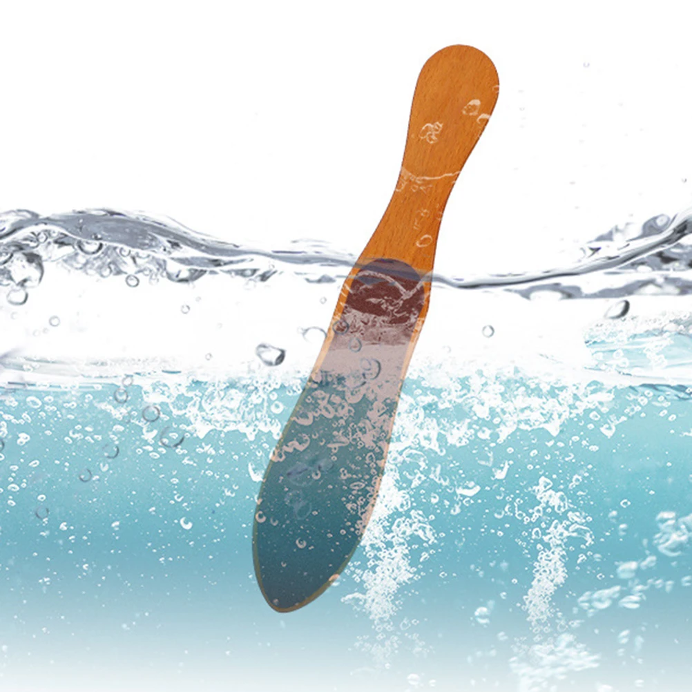 

2Pcs Wooden Foot File Pedicure Tool for Hard Skin Removal Dual-Side Foot Care Scrubber Exfoliating Tool for Smooth Feet Women