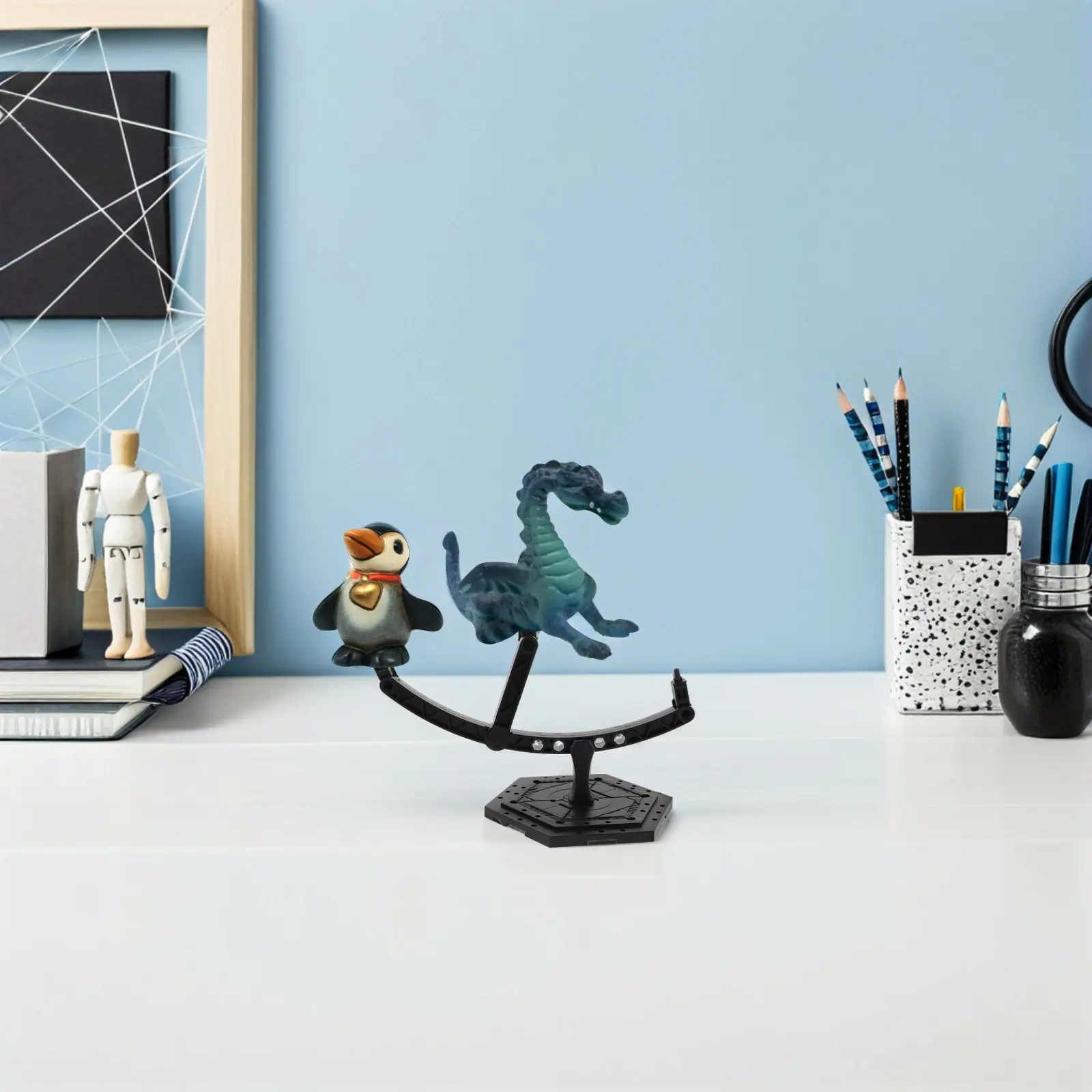 Supporto per Esposizione Figure da 6,29 Pollici - Stand Minimalista per Personaggi d'Azione - Base Antiscivolo Sicura Compatibile con Modelli Gundam