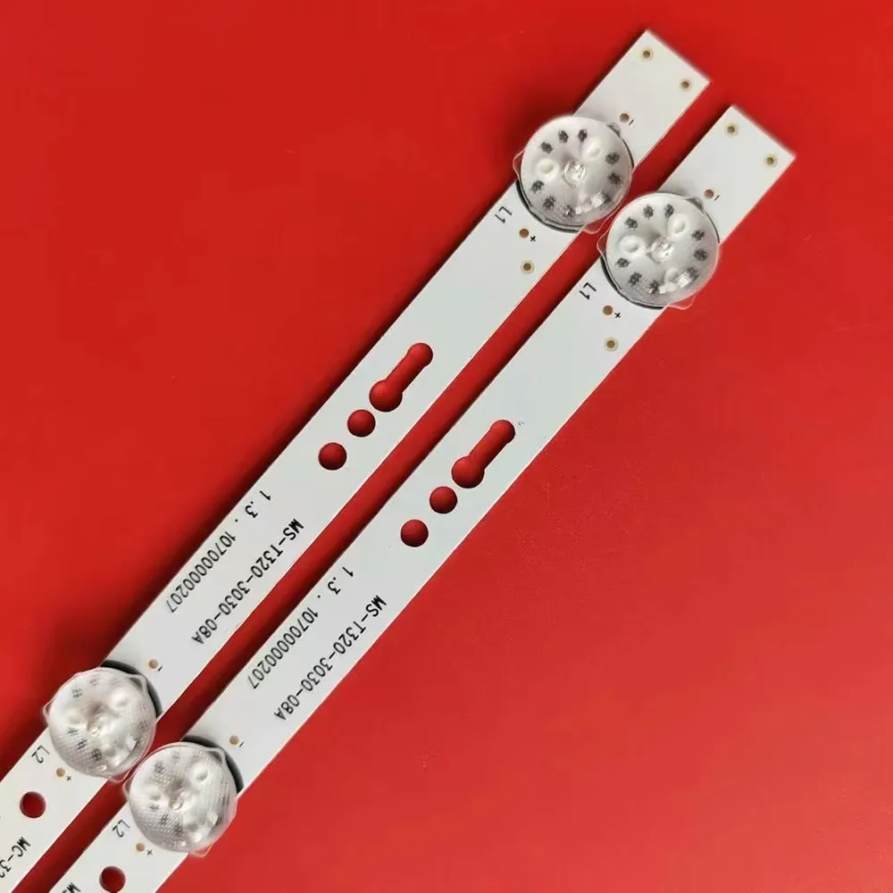 4/20 قطعة LED شريط إضاءة خلفي MS-T320-3030-08A MC-32A06X MS-L2430 V2 32A/3210 JS-ME32M106ED.908L MC-32A3291