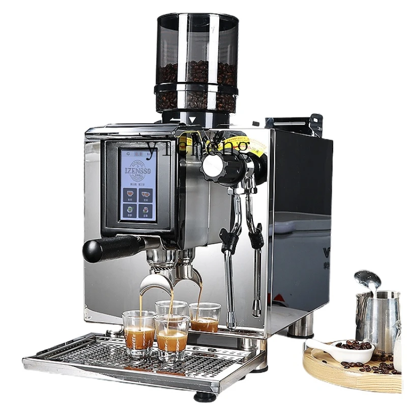 

ZC Lock and Load Spray Coffee Machine Grinding Integrated Commercial Double Boiler Semi-automatic Small