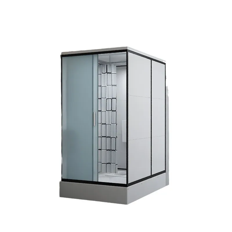 

Integral shower room, bathroom,, finished product, washing and squatting pit, integrated