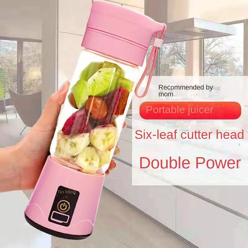 Portable Electric Blenders For Kitchen Mini Mixers Small Fresh Fruit Juice Cup Smoothie Bottle Beauty Hand Juicer Rechargeable