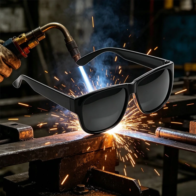 

2pcs Accessories Classic Black-framed Safety Protection Glasses Welding Protective Goggles Transparent Industrial Safety Glasses